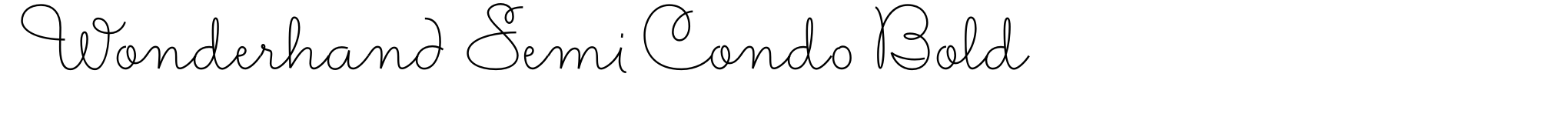 Wonderhand Semi Cond0 Bold image